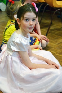 Miss as Gretal/Marta at her Musical Theatre performance in August. 
