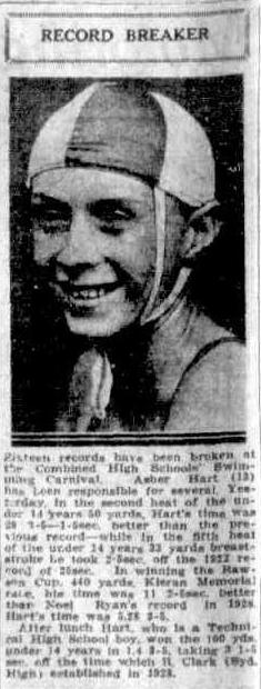 Asher Hart 1931 record Breaker